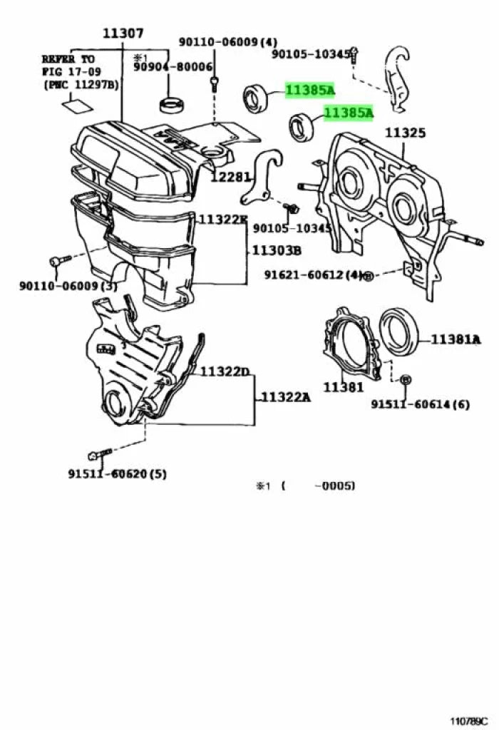 2Jz Cam Seal (Pair) To Suit Toyota Supra Jza80 90311-40020 Engine