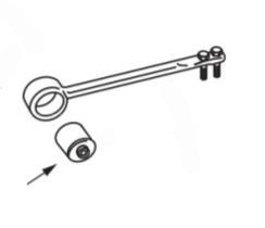 Tension Rod Bush Insert (Nismo) to suit Nissan R32, R33 / R34 GTR 54476-RS580