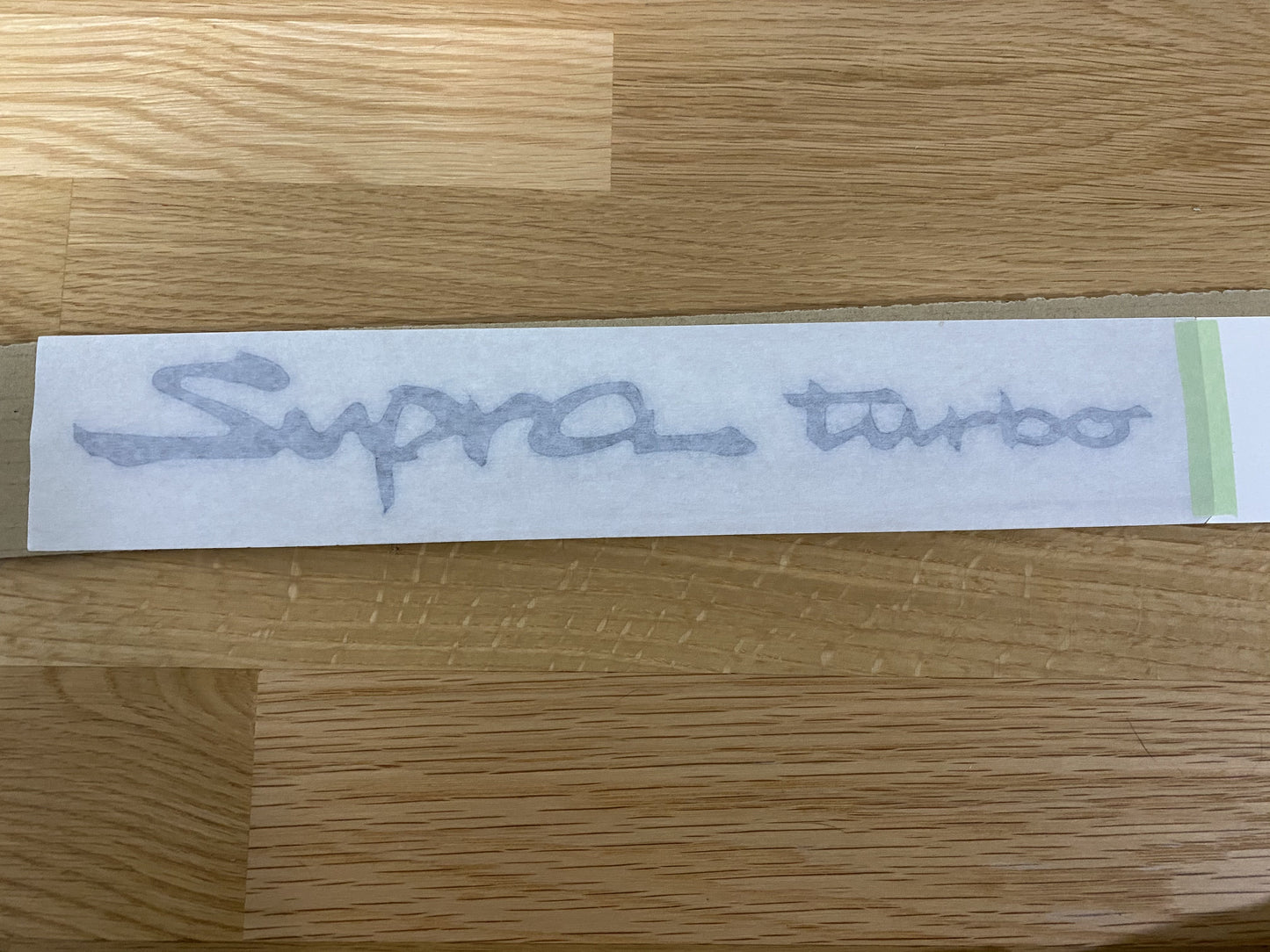 Boot Lid "Supra Turbo" Emblem to suit Toyota Supra JZA80 - Vega Autosports