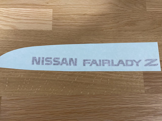 "Nissan Fairlady Z" Decal, Bronze Tint to suit Nissan 300ZX 90-96 Non-Turbo / 94-96 Twin Turbo Z32 - Vega Autosports