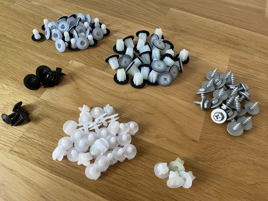Side Skirt Clip Fitting Kit (108-Piece) To Suit Nissan Skyline R33 Gtr Exterior