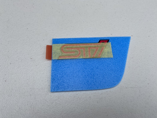 "STi" Rear Trunk STi Emblem Badge to suit Subaru Impreza WRX STi 2005 - Vega Autosports