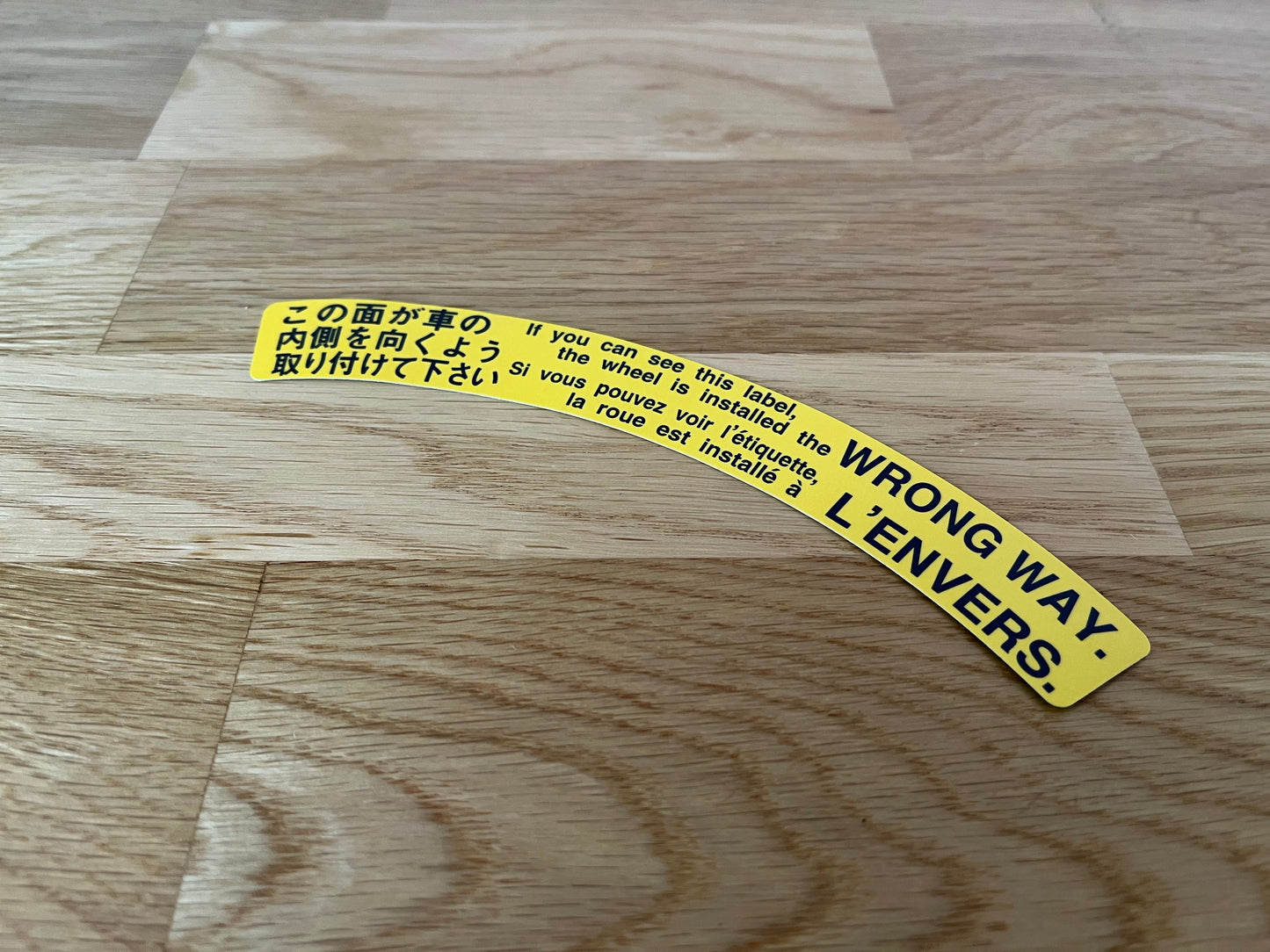 Decal Spare Tire Caution To Suit Mitsubishi Lancer Evolution 7 / 8 9 Ct9A Emblems Badges And Decals