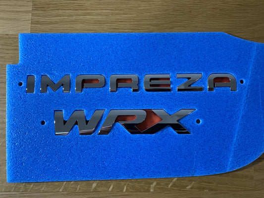 'Impreza WRX' Rear Emblem Set to suit Subaru Impreza WRX 2008-2014 GH - Vega Autosports
