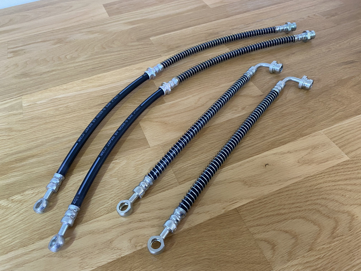 Brake Line Set (4-Piece) To Suit Mitsubishi Lancer Evolution 7 / 8 9 Ct9A Brakes