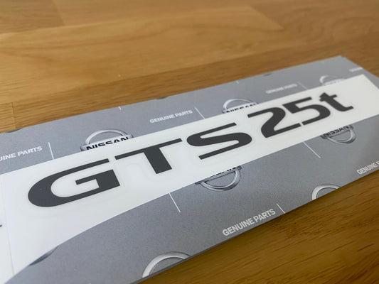 Gts25T Rear Decal To Suit Nissan Skyline R33 Gts-T 99099-22U03 Emblems Badges And Decals
