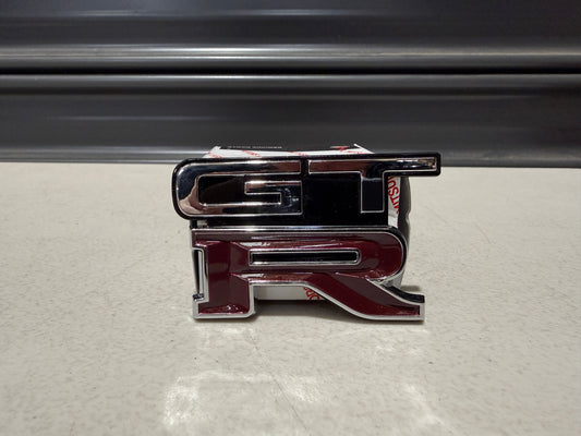 GTR Boot Lid Badge (Replica) to suit Nissan Skyline R32 GTR (Black Pearl 732) - Vega Autosports