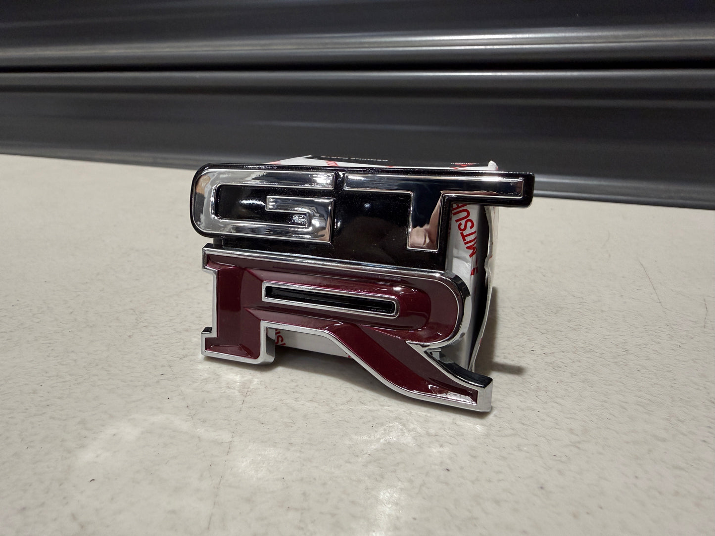 GTR Boot Lid Badge (Replica) to suit Nissan Skyline R32 GTR (Black Pearl 732) - Vega Autosports