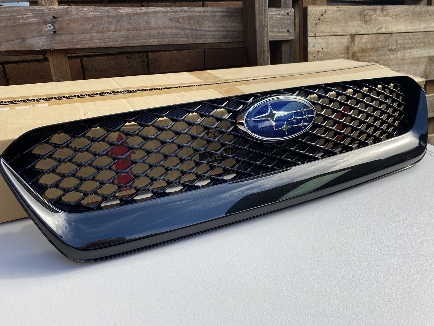 Front Grille Emblem Mesh to suit Subaru WRX 2015-2017 VAB - Vega Autosports