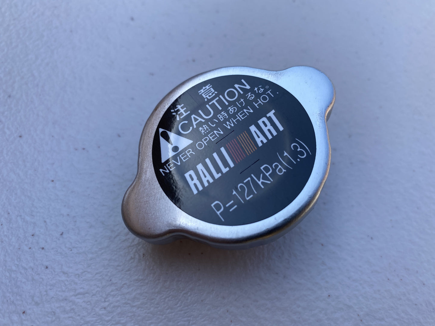 Genuine Mitsubishi Ralliart Radiator Cap to suit Mitsubishi Lancer Evo 4 / 5 / 6 / 6.5 / 7 / 8 / 9 - Vega Autosports