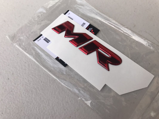 "MR" Emblem to suit Mitsubishi Lancer Evo X - Vega Autosports