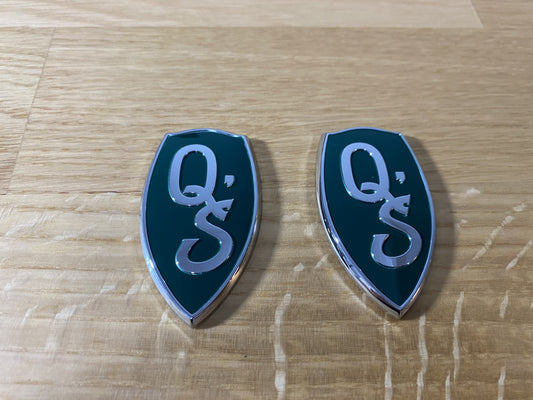 Side Emblem Set Green Qs To Suit Nissan Silvia S14 95-98 Emblems Badges And Decals