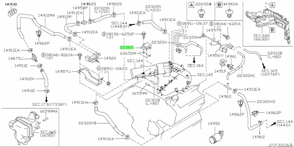 Boost Pressure Sensor (Evap Control System) To Suit Nissan Skyline R34 Rb25 Neo X-Trail Pnt30