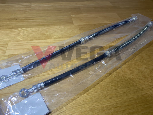Brake Caliper Hose Set Front & Rear To Suit Mitsubishi Lancer Evolution 4 / 5 6 6.5 Cn9A Cp9A Brakes
