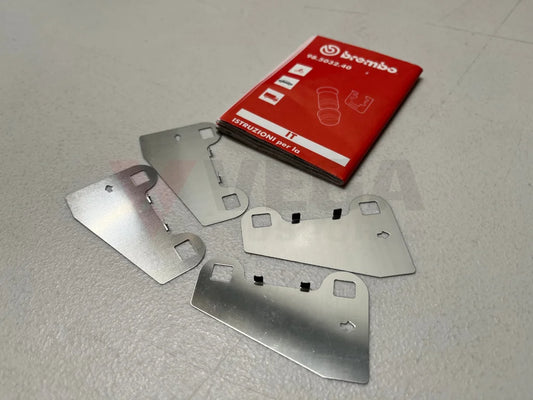 Brembo Rear Brake Pad Shim Set To Suit Mitsubishi Lancer Evolution 5 - 9 Cp9A Ct9A Brakes