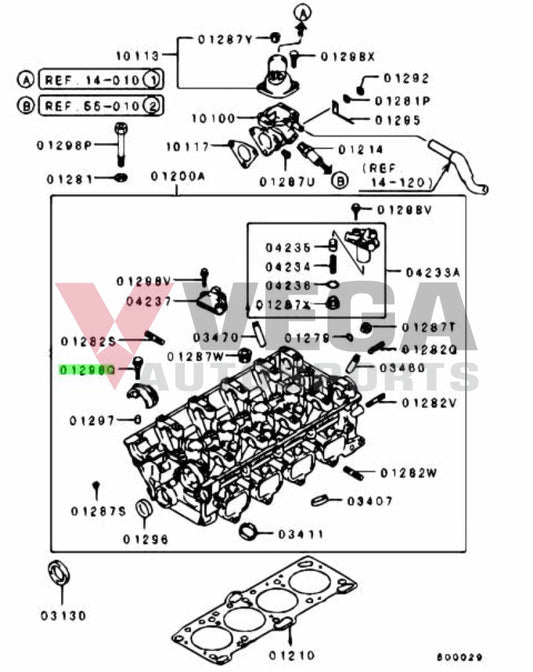 Cam Cap Bolt To Suit Mitsubishi Lancer Evolution 1 - 9 Mf140232 Engine