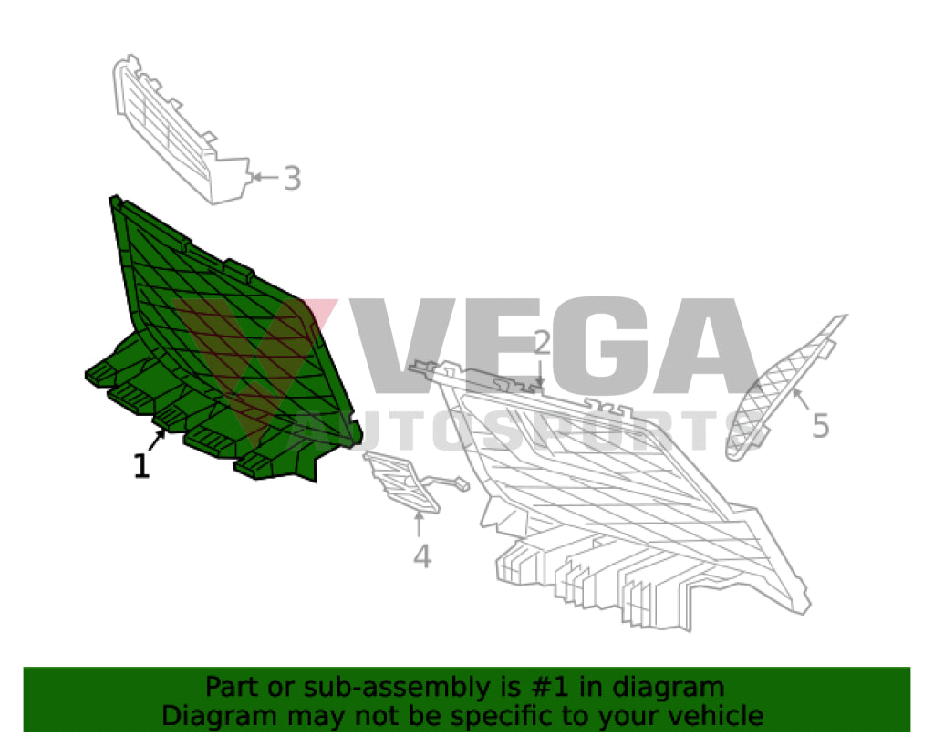 Centre Grille To Suit Toyota Supra Gr 2020-2023 53112Waa01 Exterior