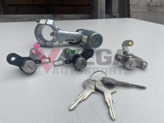 Complete Lock Set To Suit Nissan Silvia S14 - 07.1994 ~ Onwards Interior