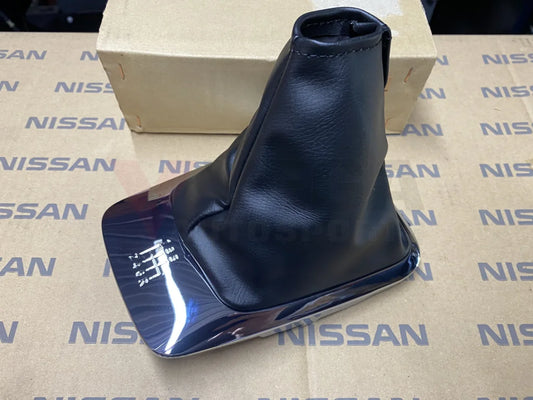 Console Shift Boot & Surround to suit Nissan Silvia S15 MT GT Chrome - Vega Autosports