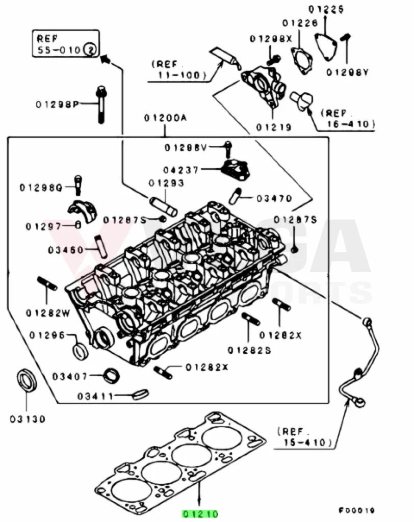Cylinder Metal Head Gasket to suit Mitsubishi Lancer Evo 9 CT9A - Vega Autosports