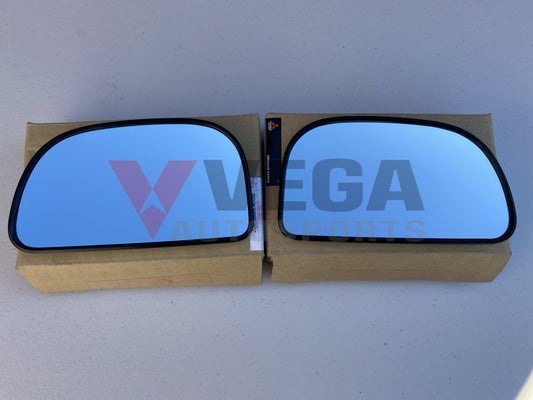 Door Mirror Glass Set (RHS/LHS) to Suit Mitsubishi Evolution Lancer 5 / 6 / 6.5 CP9A - Vega Autosports