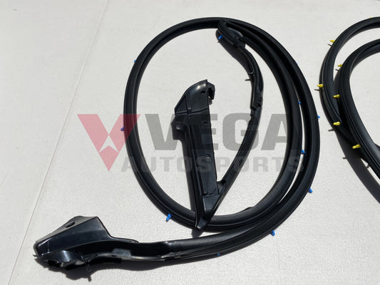 Door Weather Strip Set (RHS & LHS) to suit Nissan Skyline R34 GTR / GTT / GT-V / GT4 - Coupe - Vega Autosports