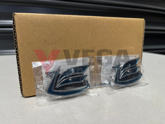 Dragon Quarter Panel Emblem Set (Blue) to suit Toyota Celica 70-77 75386-14901 Emblems Badges and Decals