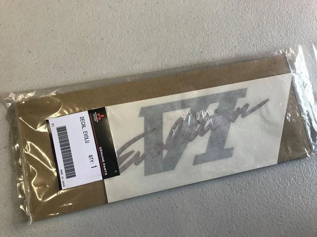 'Evolution VI' Decal to suit Mitsubishi Evo 6 CP9A RED/BLACK/GRAY - Vega Autosports
