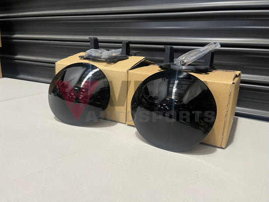 Fog Light Covers (Pair) To Suit Mitsubishi Lancer Evo 6 Gsr / Rs Mr485409 Mr485410 Exterior