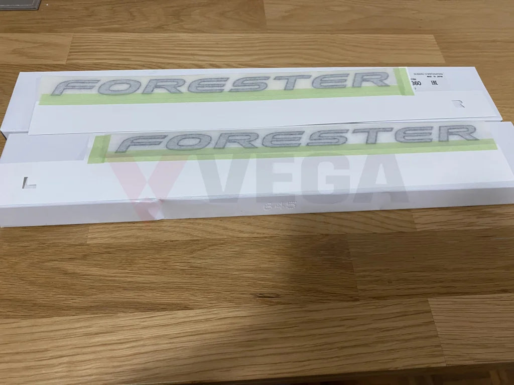 Forester Door Emblem Set (Rhs & Lhs) To Suit Subaru Sf5 00-02 Emblems Badges And Decals