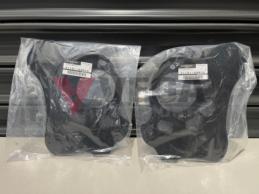 Front Brake Dust Shield Set RHS / LHS to suit Nissan RZ34 Nismo 2024 + 41151-6GR0A / 41161-6GR0A Brakes