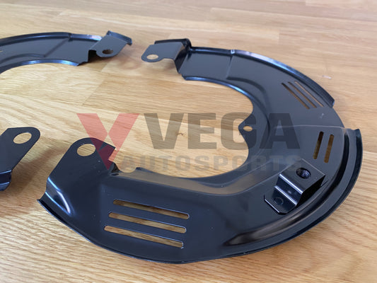 Front Brake Dust Shield Set to suit Mitsubishi Lancer Evolution 5 / 6 / 6.5 CP9A - Vega Autosports