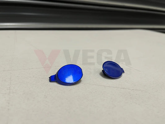 Front Bumper Caps Set Rhs & Lhs - Electric Blue To Suit Mitsubishi Lancer Evo 9 Ct9A 6400A392Ba /