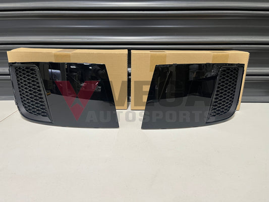 Front Bumper Fog Light Covers (Pearl Black 32J) To Suit Subaru Wrx/Sti 11-14 Gr Gv 57731Fg310Vw /