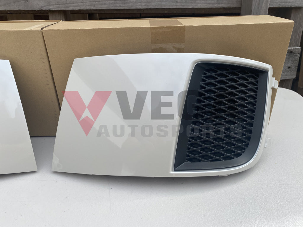 Front Bumper Fog Light Covers To Suit Subaru Wrx/sti 11-14 Gr Gv Exterior