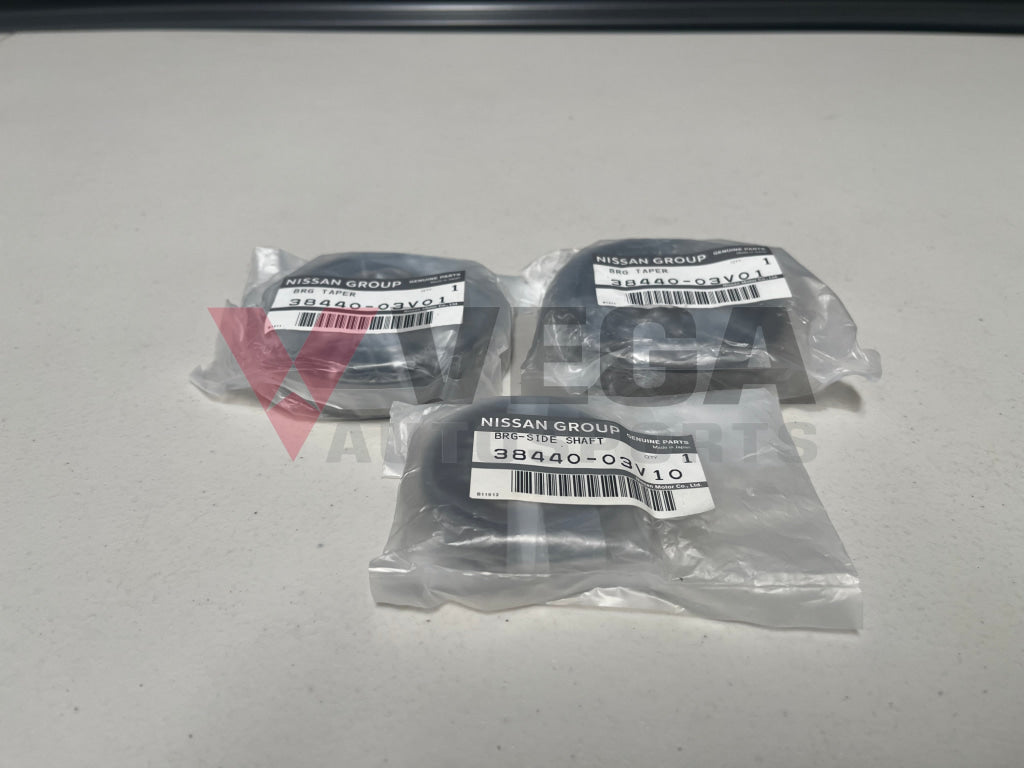 Front Diff Side Shaft Bearing Set (3-piece) to suit Nissan Skyline R32 / R33 / R34 GTR 38440-03V01 x 2 / 38440-03V10 - Vega Autosports