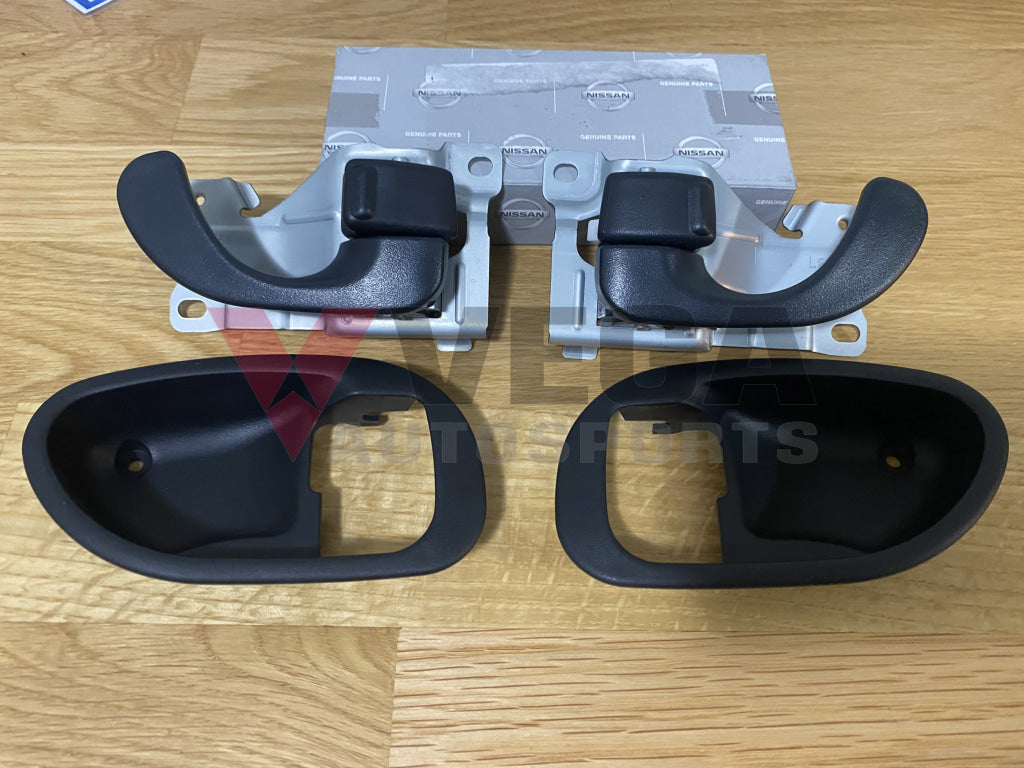 Front Door Handle Set, Interior (4-piece) to suit Mitsubishi Lancer Evolution 4 / 5 / 6 / 6.5 CN9A CP9A - Vega Autosports