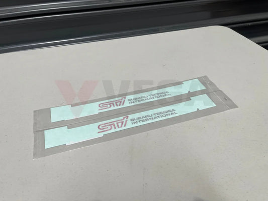 Front Door Sti Decal Set To Suit Subaru Impreza Wrx Sti Gdb 05-07 93063Fe030 Emblems Badges And