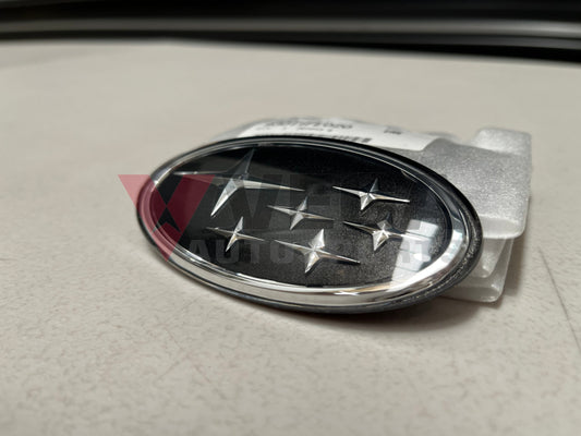 Front Grille Emblem (Black) To Suit Subaru Wrx Gg Gd Outback Rs 2002 Emblems Badges And Decals