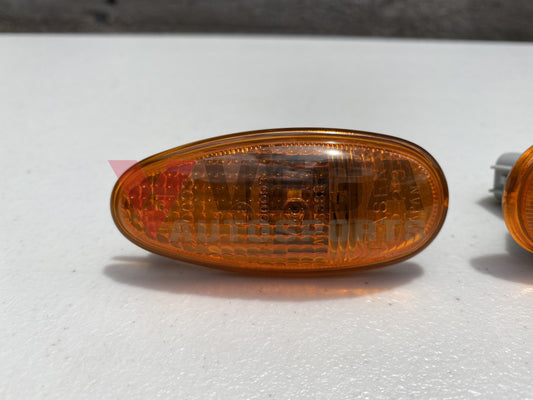 Front Guard Amber Indicator to suit Mitsubishi Lancer Evolution 5, 6, 6.5, 7, 8, 9 CP9A CT9A - Vega Autosports
