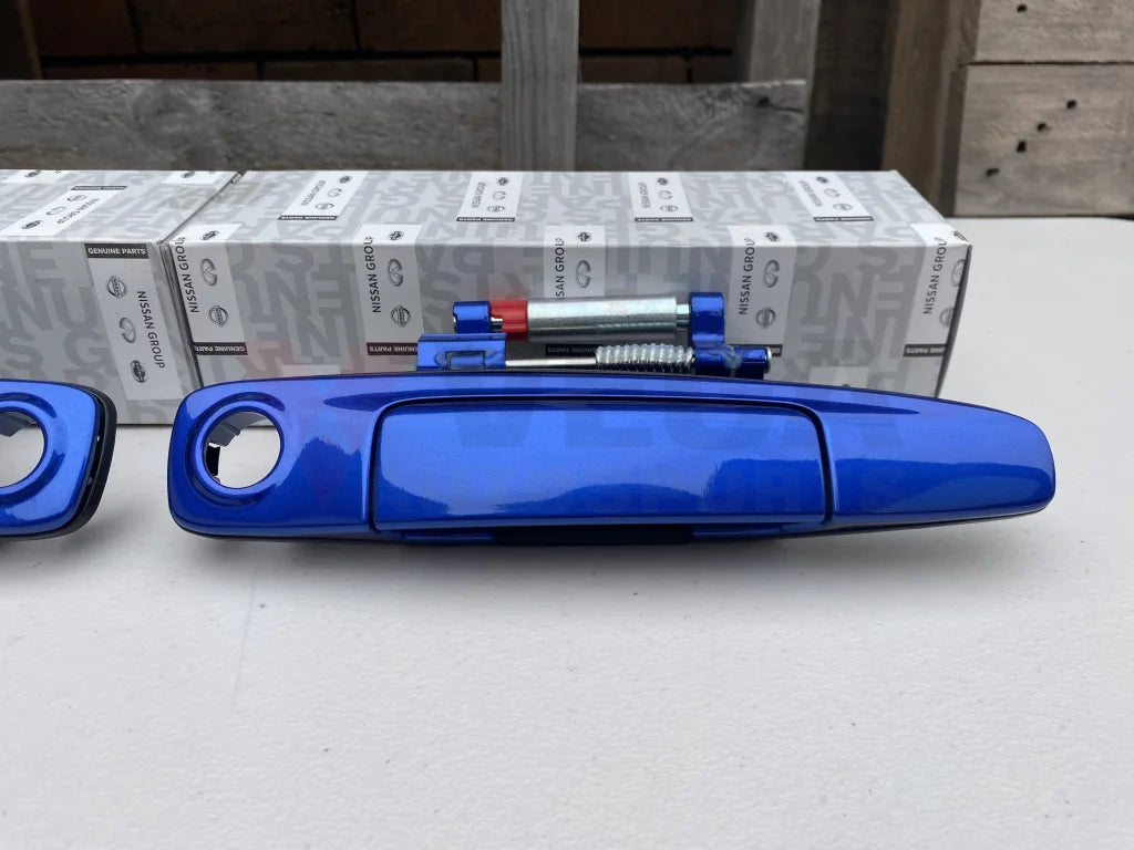 Front Outer Door Handle Assembly (Rhs & Lhs) Tv2 To Suit Nissan Skyline R34 Gtr / Gt-T Gt-V Exterior