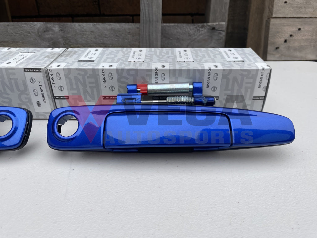 Front Outer Door Handle Assembly (Rhs & Lhs) Tv2 To Suit Nissan Skyline R34 Gtr / Gt-T Gt-V Exterior