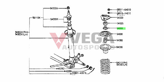 Front Strut Dust Seal to suit Datsun Sunny Truck B120 54059-H1000 Suspension