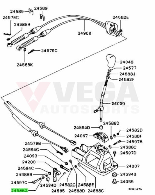 Gear Shift Linkage Wave Washer to suit Mitsubishi Lancer Evolution 4 - 9 (5-Speed) MF451107 Gearbox and Transmission