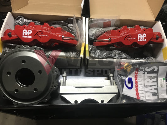 Genuine AP Racing CP8530 4 Pot brake kit to suit Nissan R32 GTR / R33 GTR Skyline - Vega Autosports