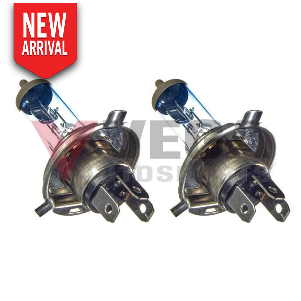 Genuine Koito H4 V-White Halogen 12V-60/55W 3700K Globe Set Electrical