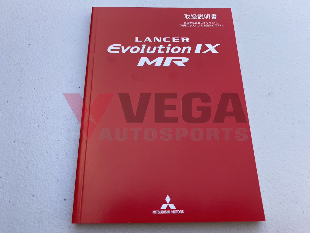 Genuine Mitsubishi Owners Manual to suit Mitsubishi Lancer Evo 9
