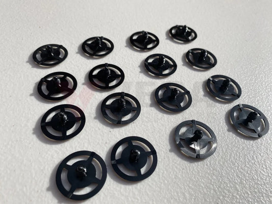 Genuine Nissan Bonnet Liner Clips Set (16 pieces) to suit Nissan Skyline R32 GTR / GTS-T / GTS4 - Vega Autosports