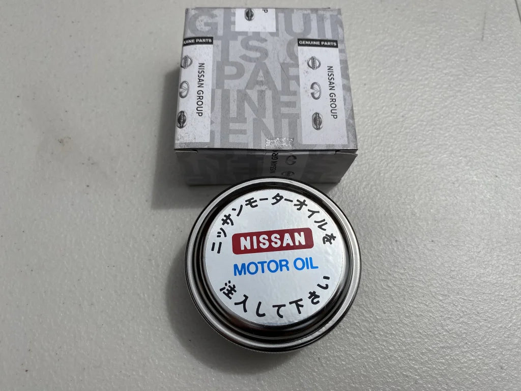 Genuine Nissan Oil Filler Cap to suit Datsun Sunny A12S, 720 Pick up - Vega Autosports