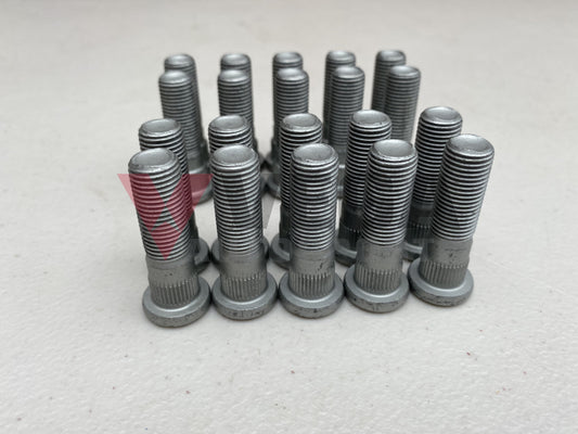 Genuine Nissan Wheel Stud Set (20 pieces) to suit Nissan Skyline R32 / R33 / R34 (All), Silvia S13 / S14 / S15, 180SX, 300ZX Z32 - Vega Autosports